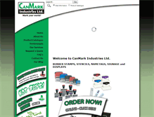 Tablet Screenshot of canmarkindustries.com